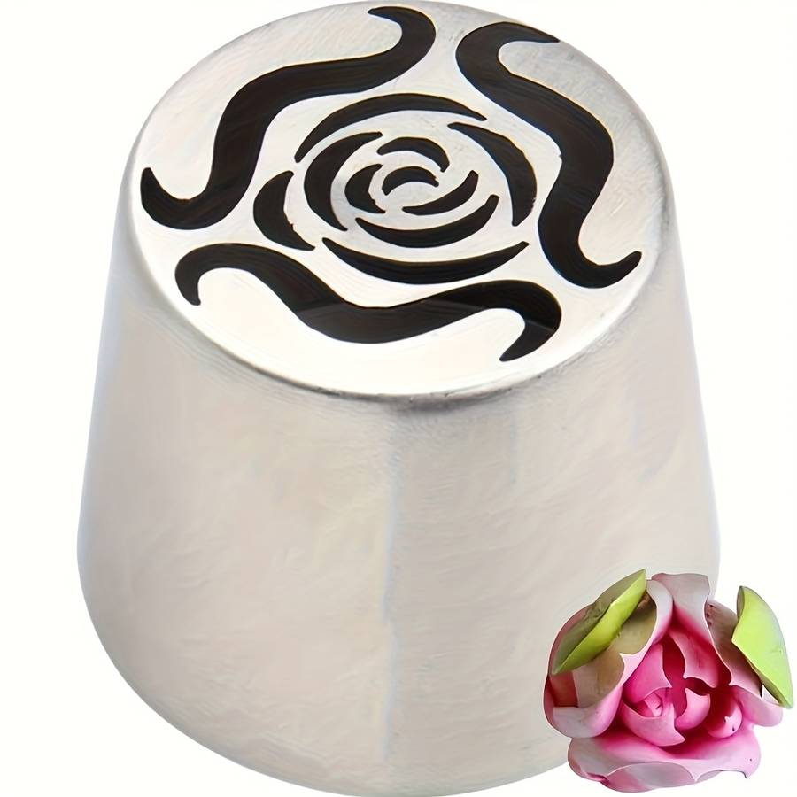 Professional Cake Decorating Head Color Silvery 1Pc