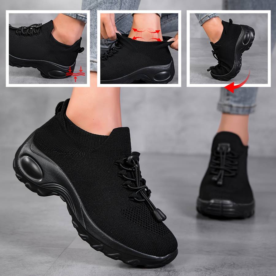 Women S Sneakers Color Black Sizeuk 7.5