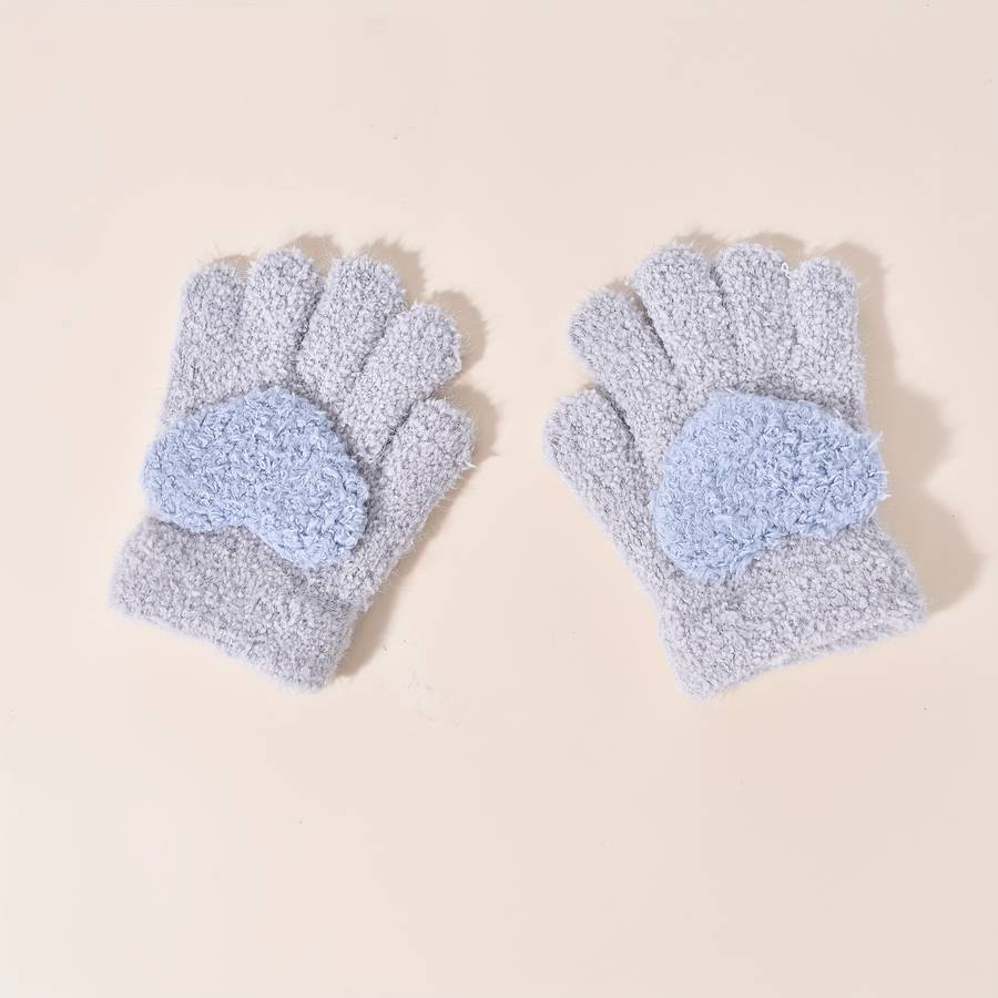 Winter Gloves Color Pink Size 1 To 3Y