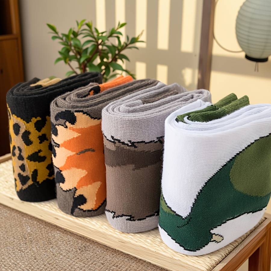 Women S Socks Color 4 Pairs One Pair In Each Color Size Onesize
