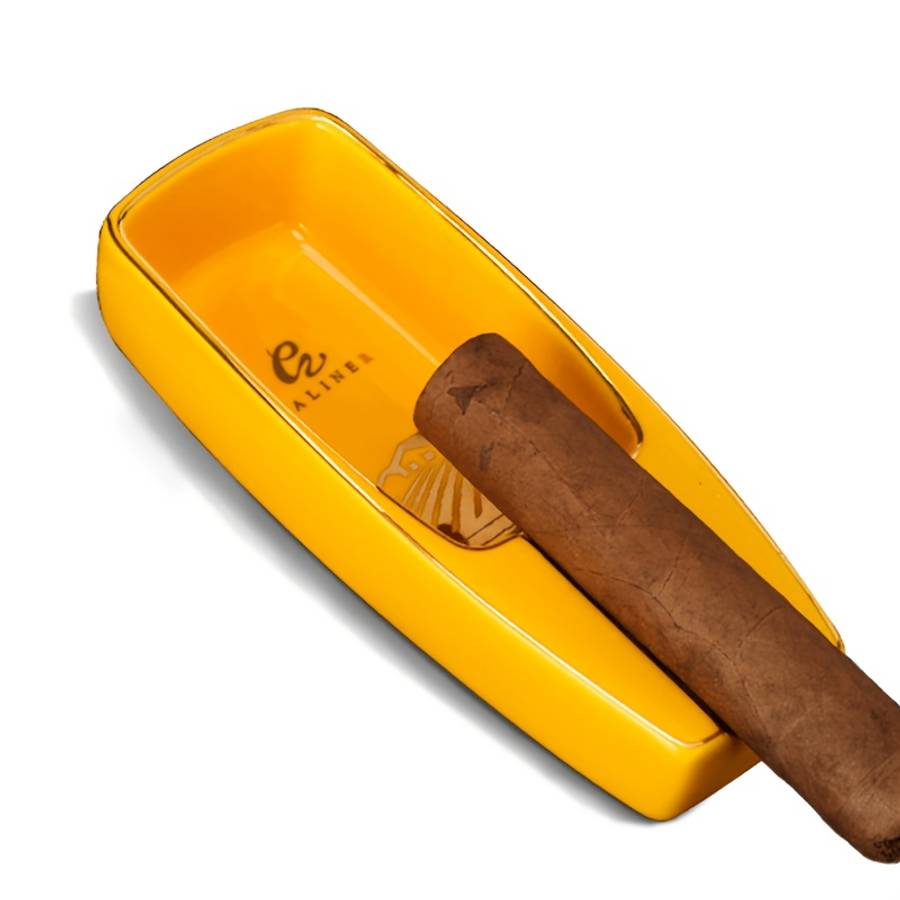 Creative Cigar Ashtray Portable Large Mouth Single Cigar Ceramic Multi Black