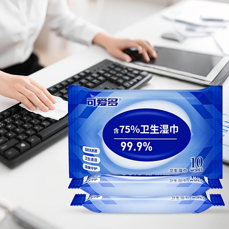 Wet Wipes Quantity 5 Packs Of 50 Tablets