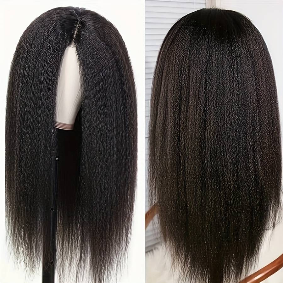 Black Womens Wigs Hair Length 45.72Cm