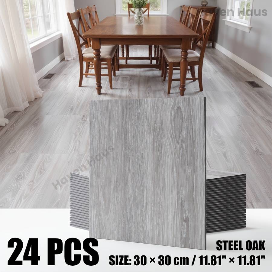 Self Adhesive Floor Stickers Sunset Cherry 12Pcs
