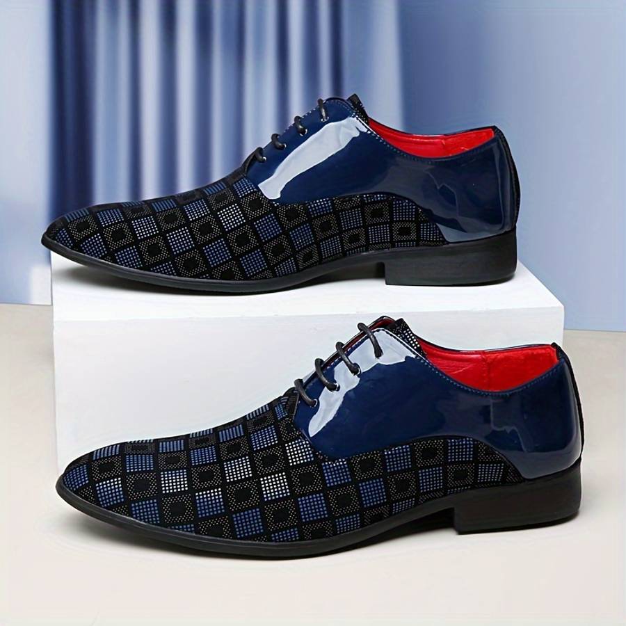 Mens Leather Shoes Color Red Sizeuk 8