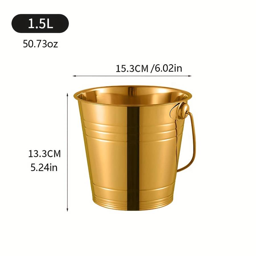 Ice Bucket Color Silvery Size1.5L