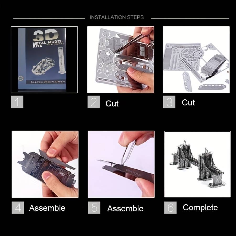 Building Toy Architectural Model Toy Set Items Brooklyn Bridge