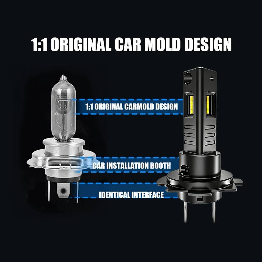 Car Lights Color 2Pcs H7