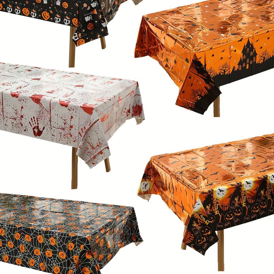 Halloween tablecloth decoration Pumpkin Items spider web pumpkin