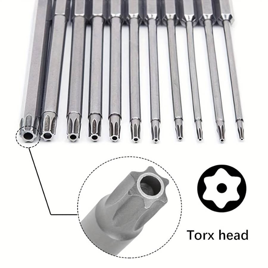 Screwdriver Bit Tool Set Size 50Mm 12Pcs Set