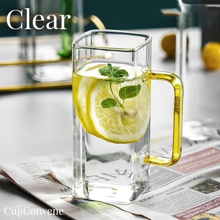 Water Cup Color Green Handle Quantity4