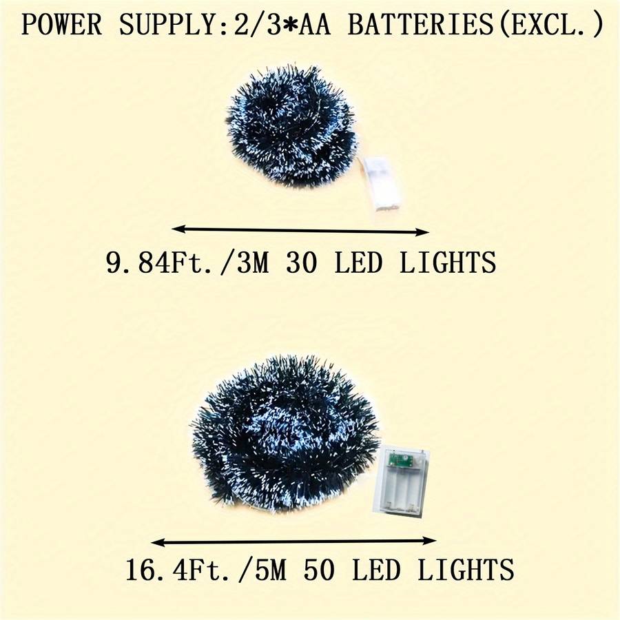 Christmas Lights Light Color   Warm   Size 3M 299.72Cm, 30Pcs