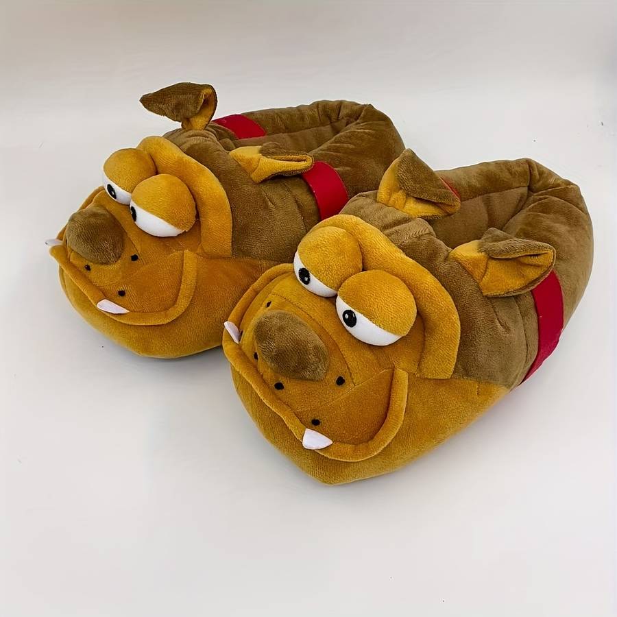Cotton Slippers Color Yellowishbrown Sizeuk 7