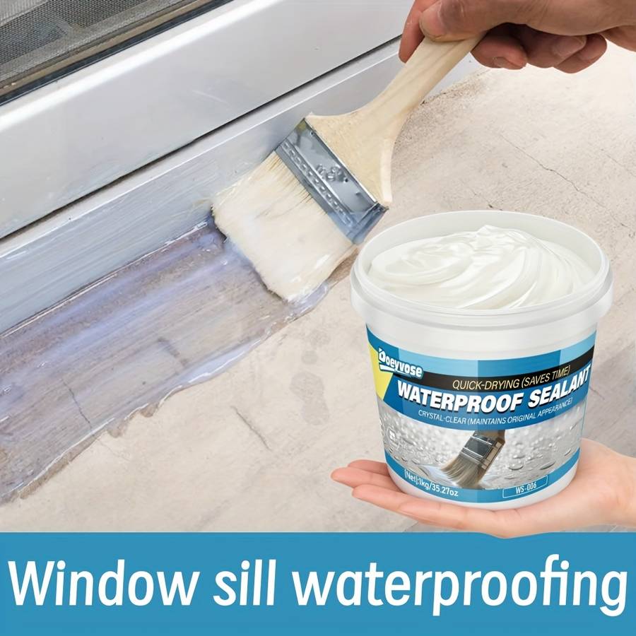 Waterproof Repair And Sealing Supplies Capacity 1Kg 35.27Oz Add Tools