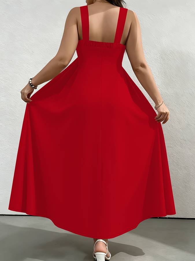 Women S Dress Color Red Size Plus 5Xl