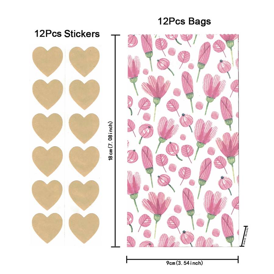 Gift Bags Size 18X9X6Cm 7.08X3.54X2.36Inch  Style Pineapple-12Pcs