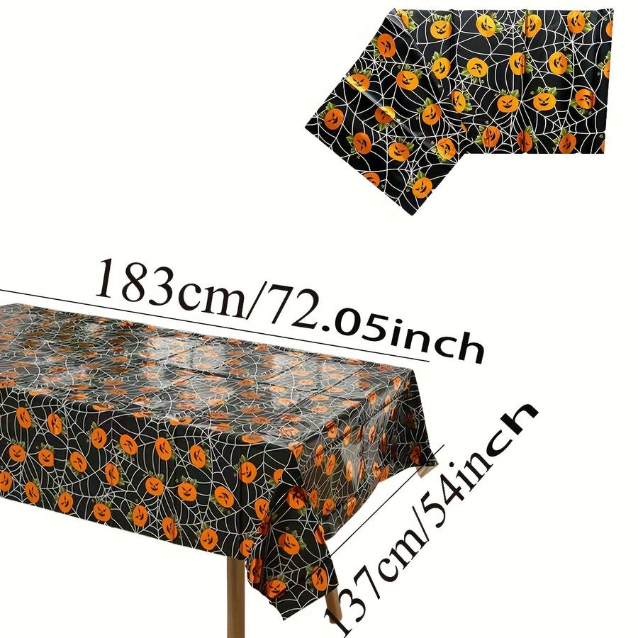 Halloween tablecloth decoration Pumpkin Items spider web pumpkin
