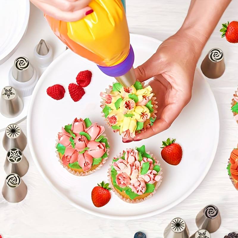 Professional Cake Decorating Head Items 9  Add  2 Flower Mounting Nozzle