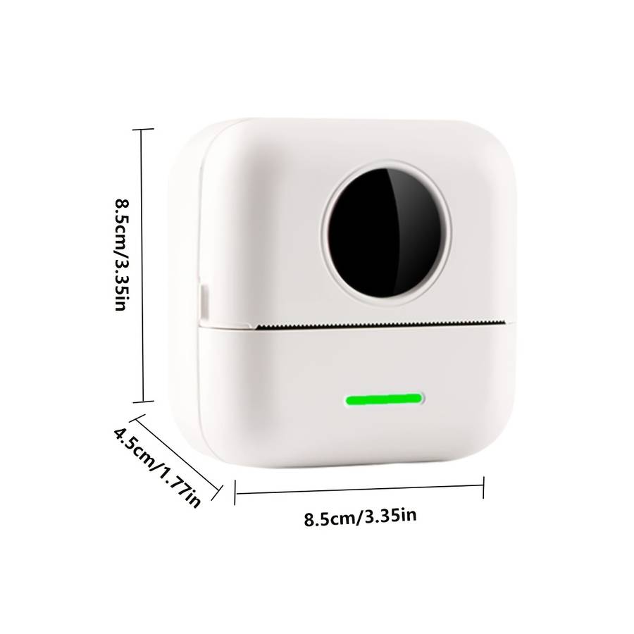Printer Color White  5 Rolls Of Adhesive Tape 5.7Cm*2.5Cm  Random Stickers  Storage Bag