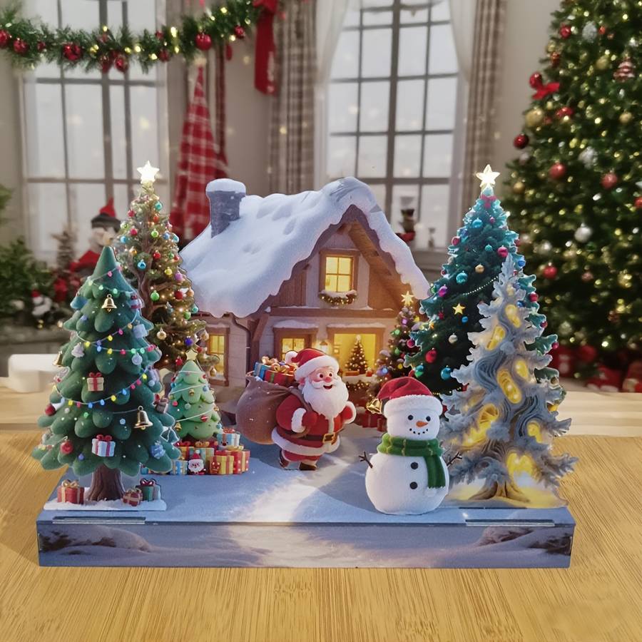 Building Toy Architectural Model Toy Set Model Christmas Ornaments