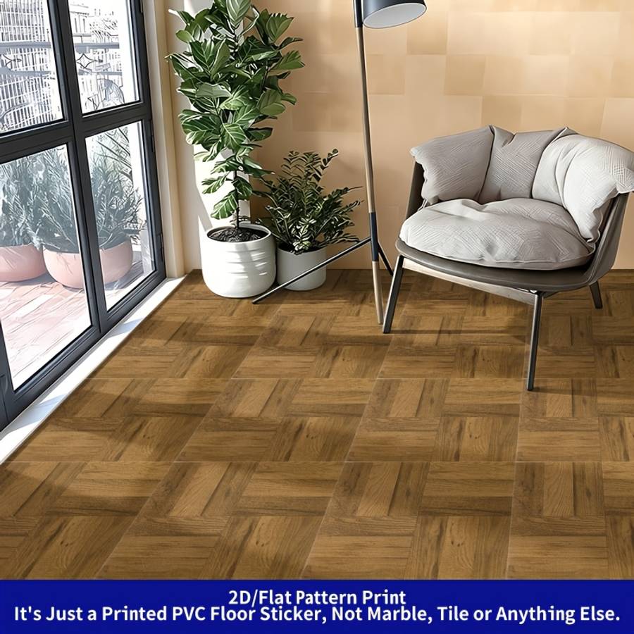 Self Adhesive Floor Stickers 11.8Inchx11.8Inch30X30Cm