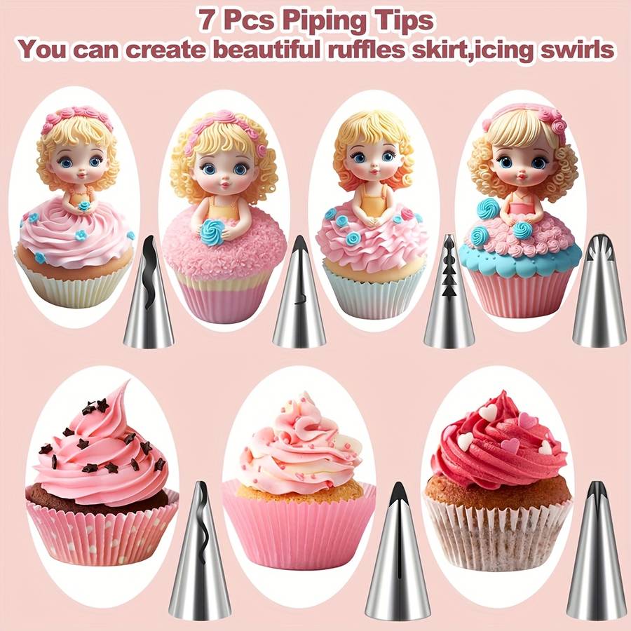 Professional Cake Decorating Head Quantity 7Pcs