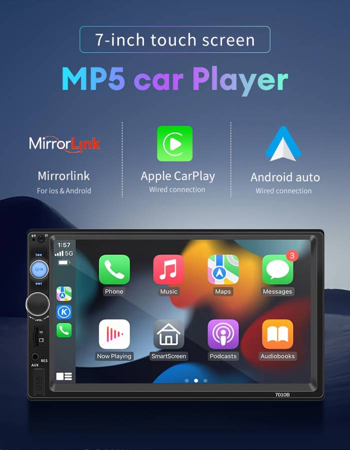 Car Audio  Entertainment System Model Carplay Radio