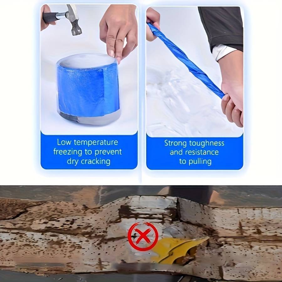 Waterproof Repair And Sealing Supplies Color Silvery White