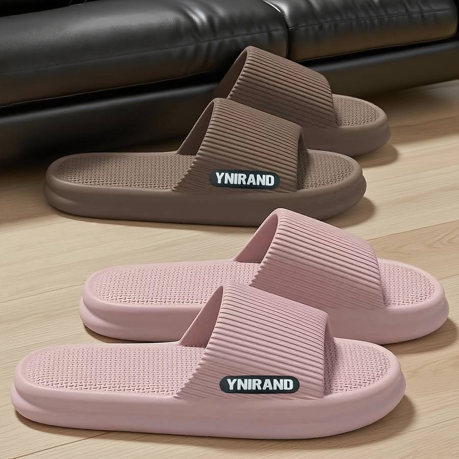 Men Slippers Summer Style Black Size Uk 7.5 To 8