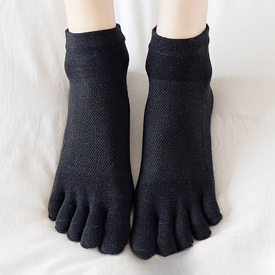 Women S Socks Color 5Pairs White Size Onesize