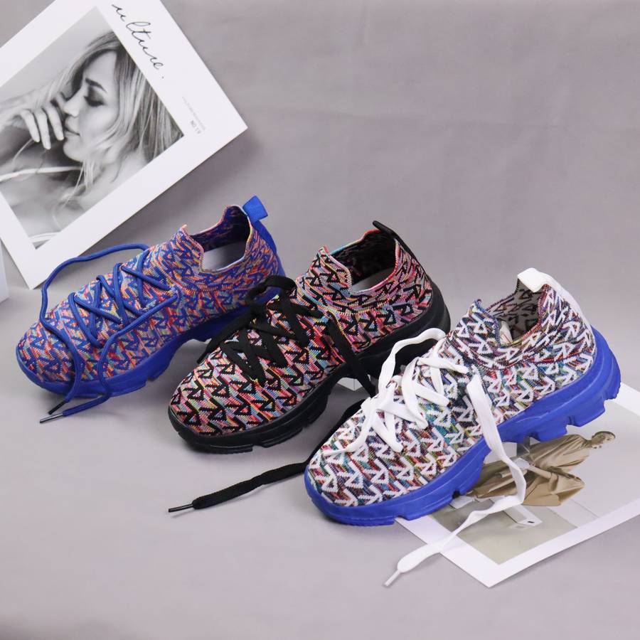 Women S Sneakers Color Blue Sizeuk 5.5