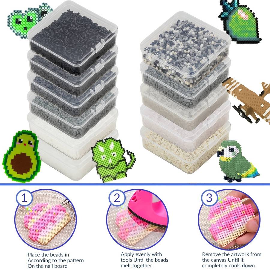 Perler Bead Set Box  Dark Green  M5  3K