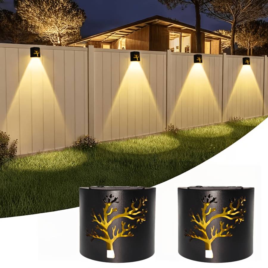 Solar Emergency Lights Model New Model Hillside Tree Shadow Lamp