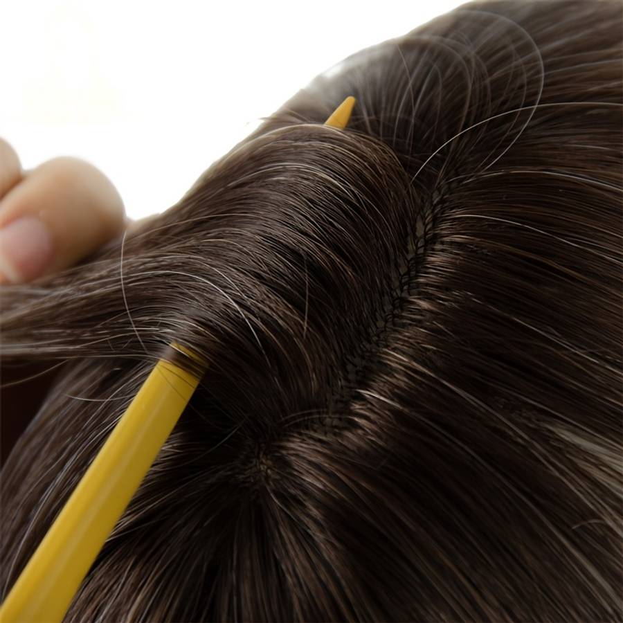 Women S Wigs Mixed Colors Hair Length25.4Cm