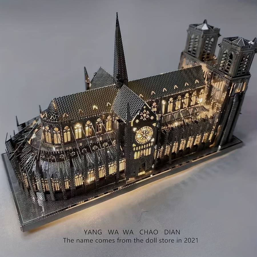 Building Toy Architectural Model Toy Set Color 3D Puzzle  Add   Tools