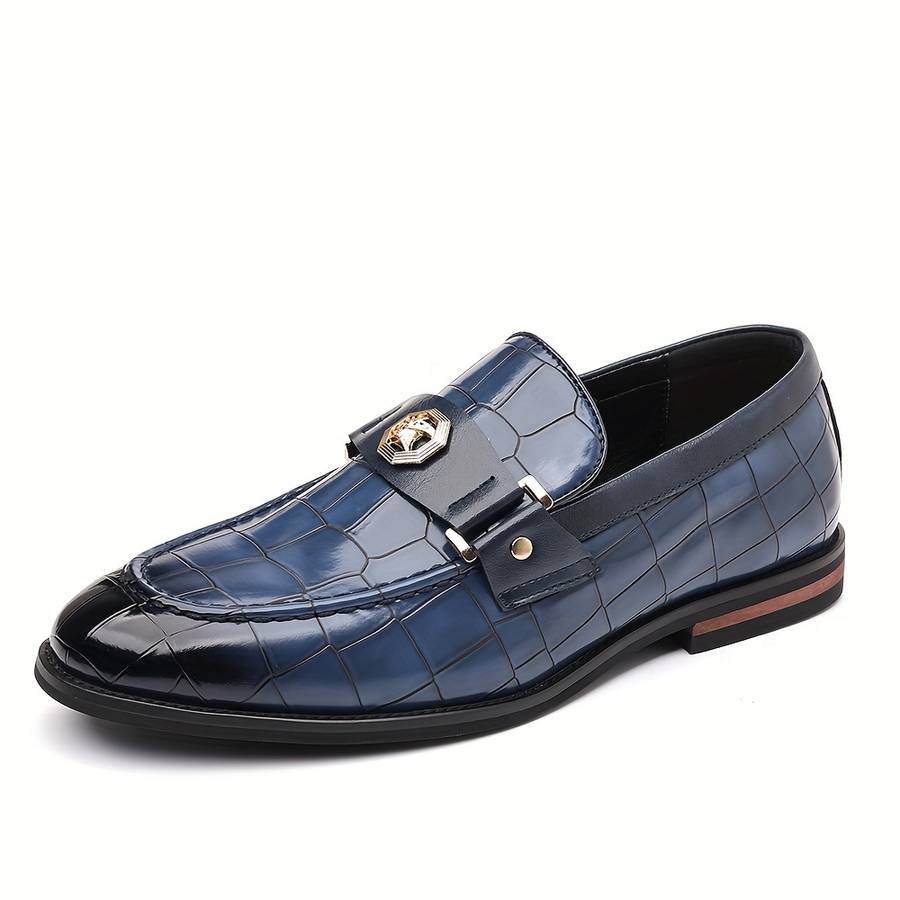 Mens Leather Shoes Color Black Sizeuk 7.5