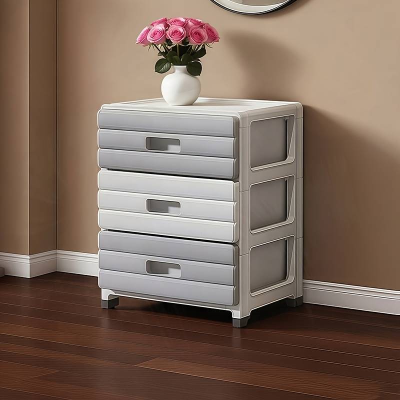 Storage And Organizationcolor Grey White Items Four Layer
