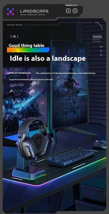 Wired Headphones Items Gaming Headset