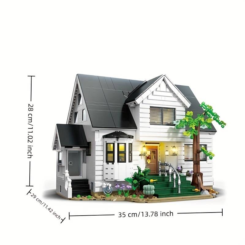 Building Toy Architectural Model Toy Set Style Villa