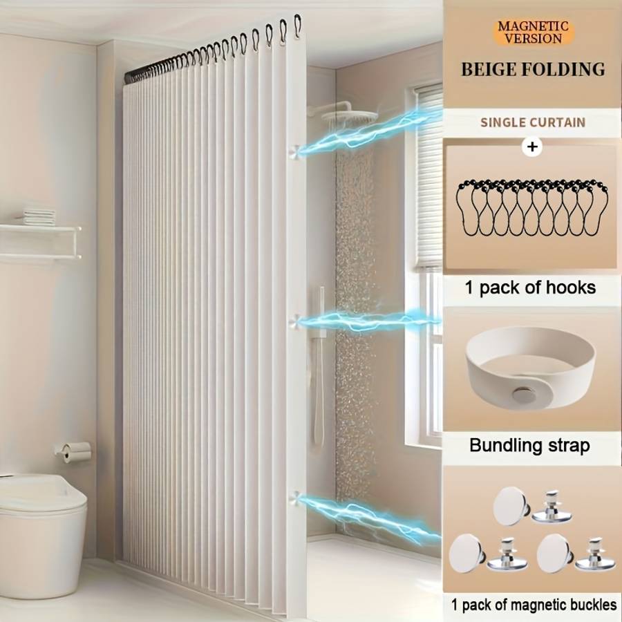 Waterproof Shower Curtain Color Grey Size 180*200Cm71*78.7Inch