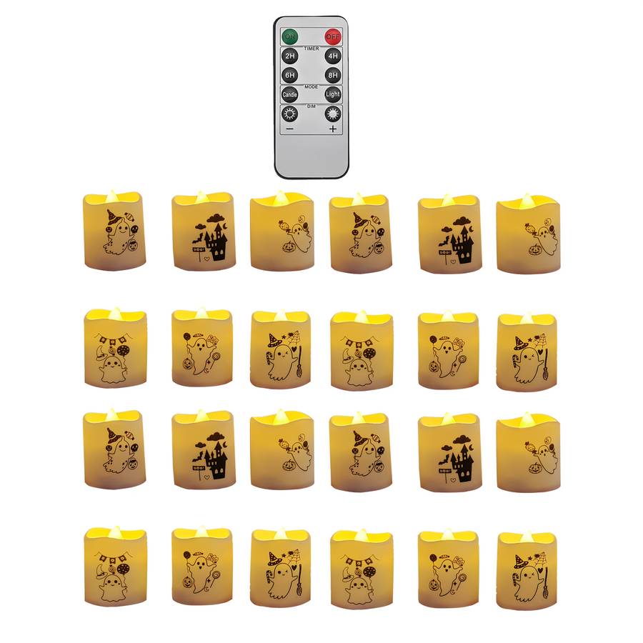 Halloween Decorations Quantity 24Pack With Remote