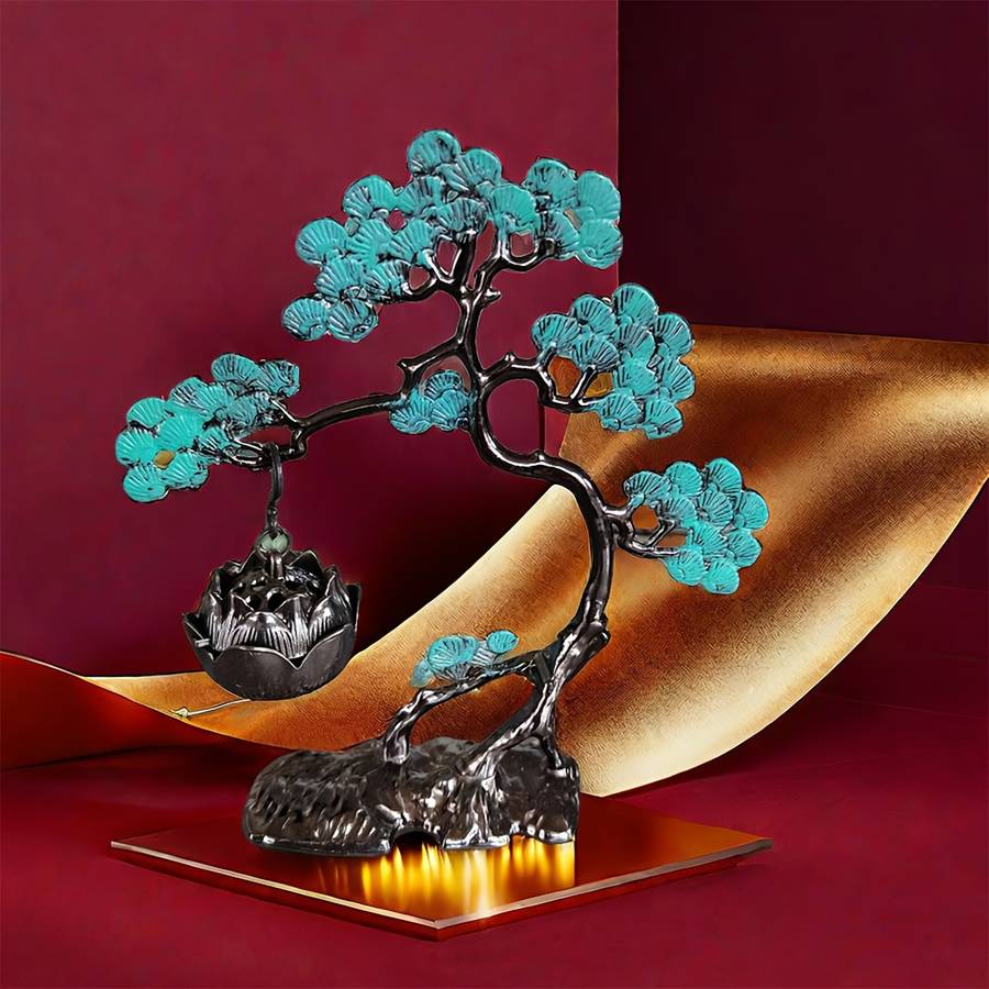 Incense Burner Style  Welcoming Pine And Lotus Incense Burner