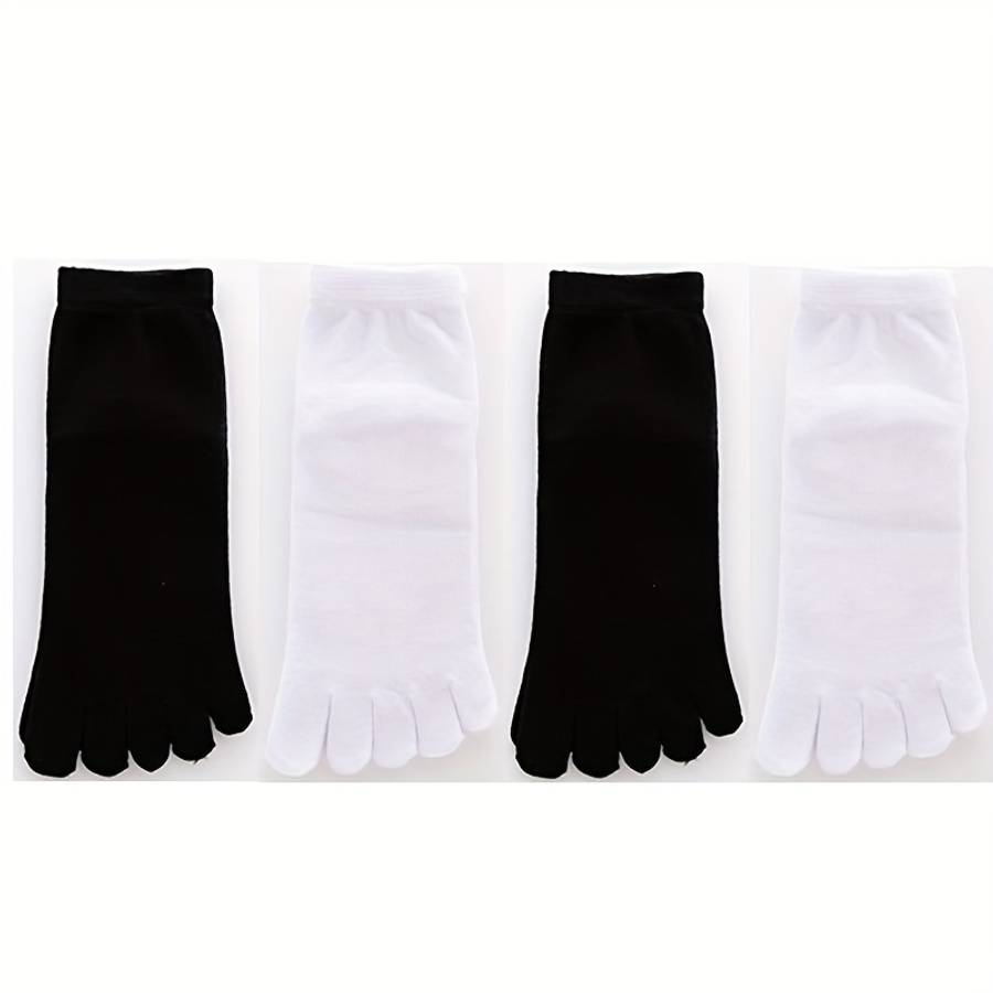 Women S Socks Color 1 Black 1 White 1 Purple 1 Gray Size Onesize