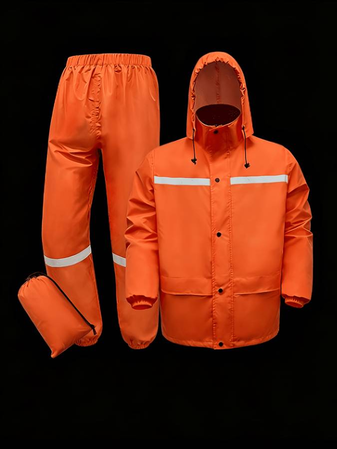 Raincoat Orangered Size M