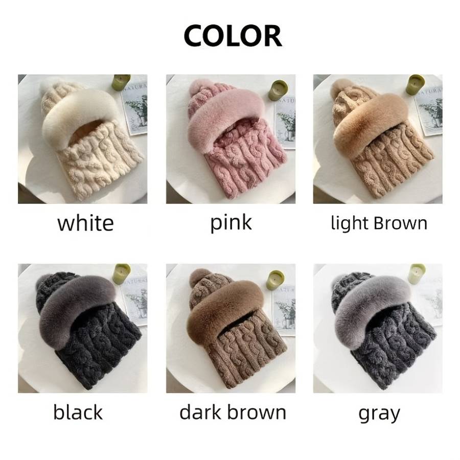 Hat Color Jacquard Light Gray Thick Version