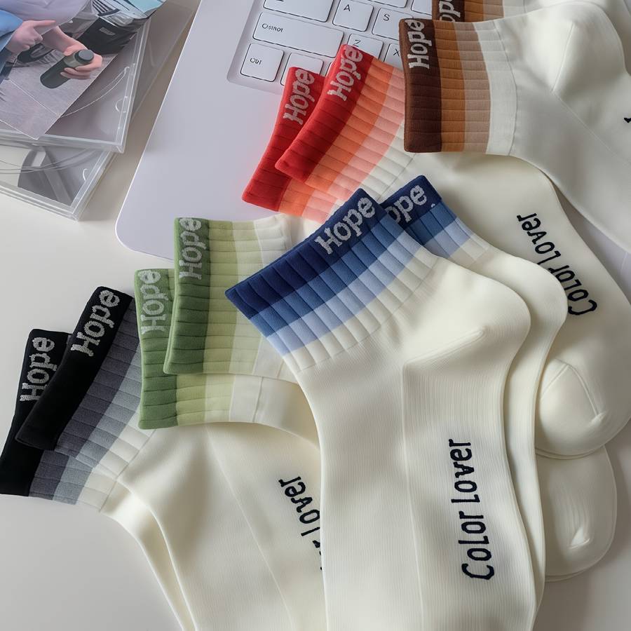 Women S Socks Color Mixed Colors Size Asian Onesize