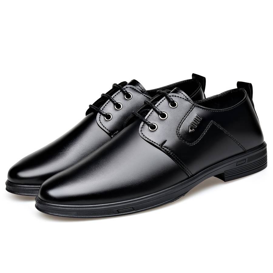 Mens Leather Shoes Color Black Sizeuk 8