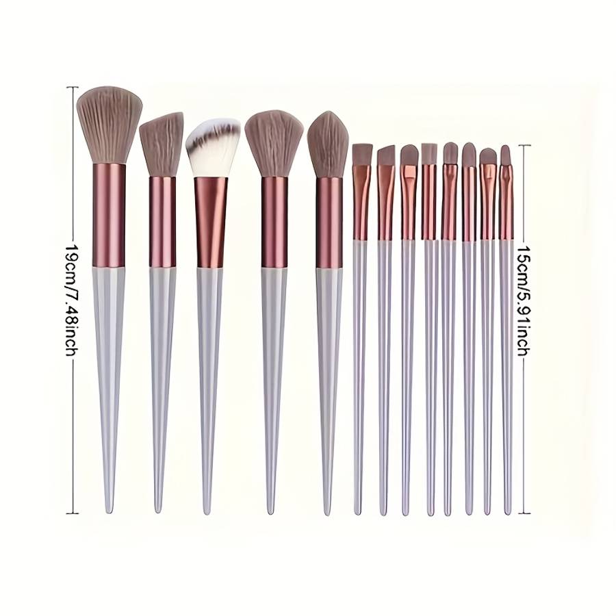 Makeup Brush Set Color 14Piece Set Includes Storage Bag