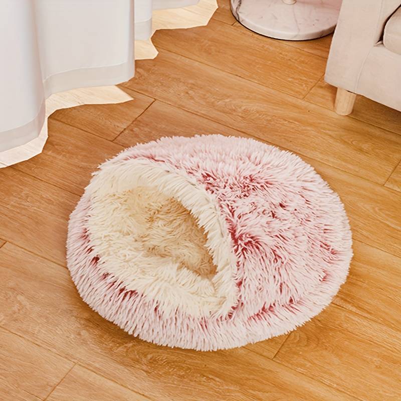 Pet supplies color Shell Nest Gradient Light Gray size 40cm  recommended curl sleep within 4 catties