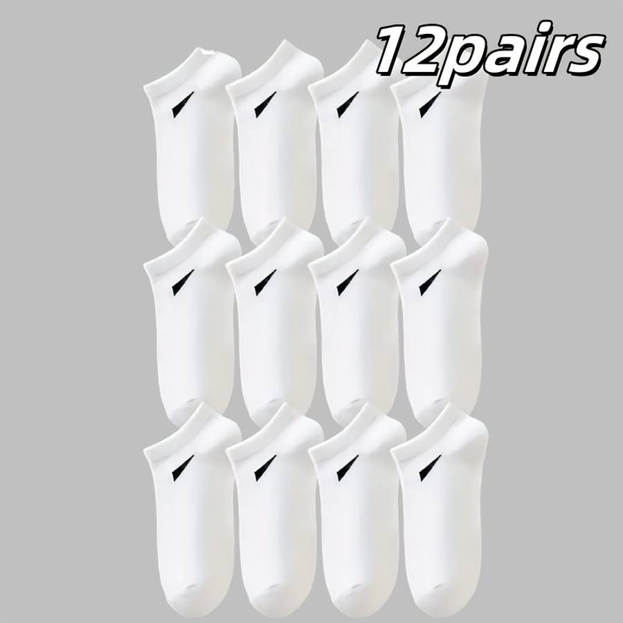 Women S Socks Color 12 Pairs Of White